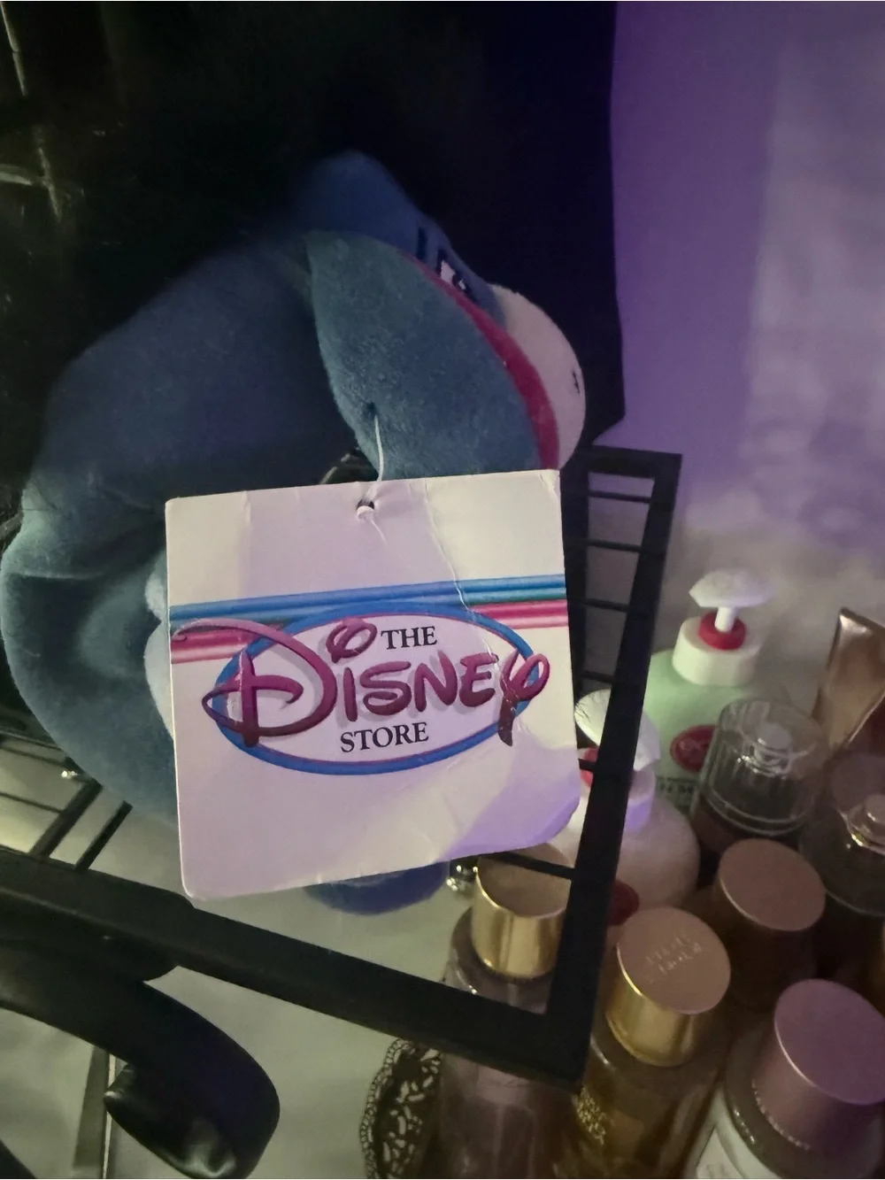 Disney Blue and Pink Plush Eeyore plush toy